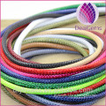 5.0mm round korea cotton waxed cord colorful wax cotton cord